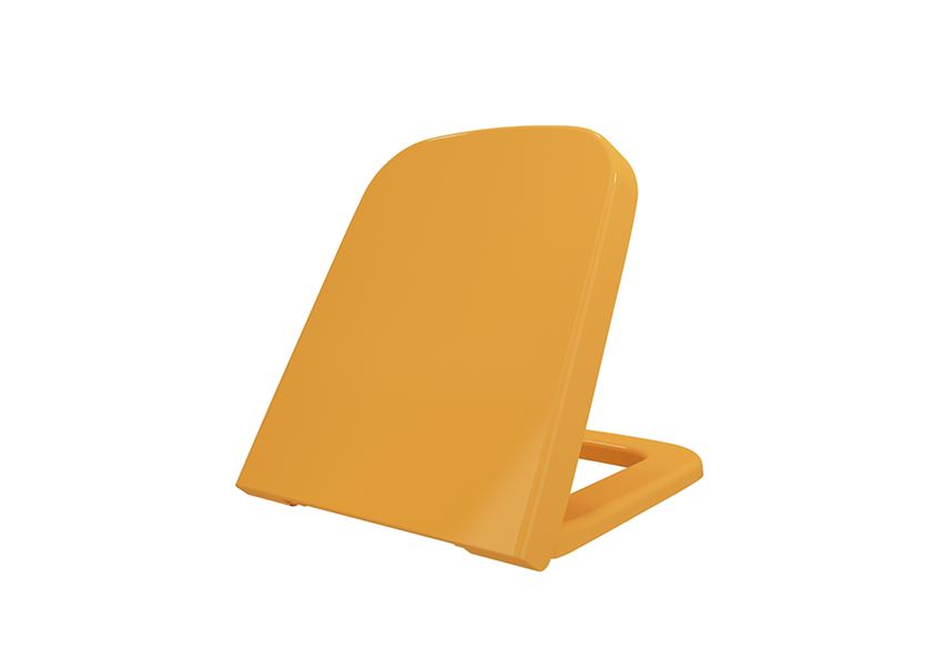 Deska WC duroplast wolnoopadająca Glossy Tangerine Bocchi Firenze