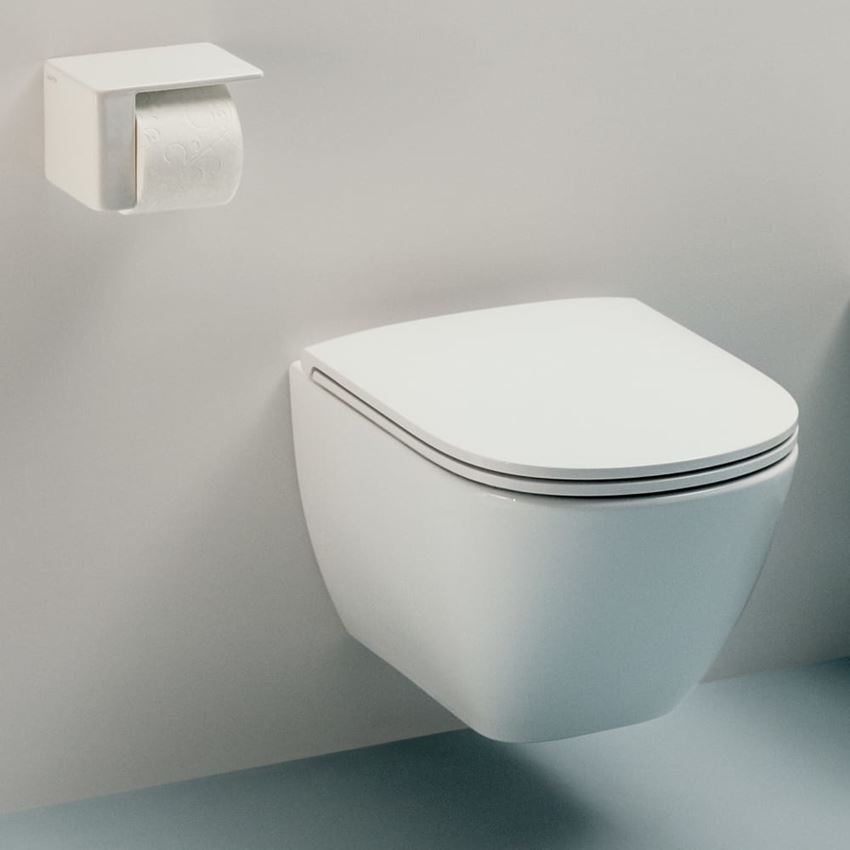 Miska WC podwieszana krótka Rimless wersja ADVANCED biała Laufen Lua