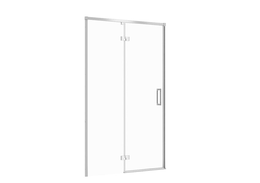 Drzwi prysznicowe lewe profile chrom 120x195 cm Cersanit Larga