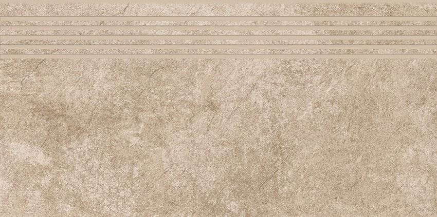 Płytka stopnicowa 29,8x59,8 cm Cersanit Morenci beige steptread matt