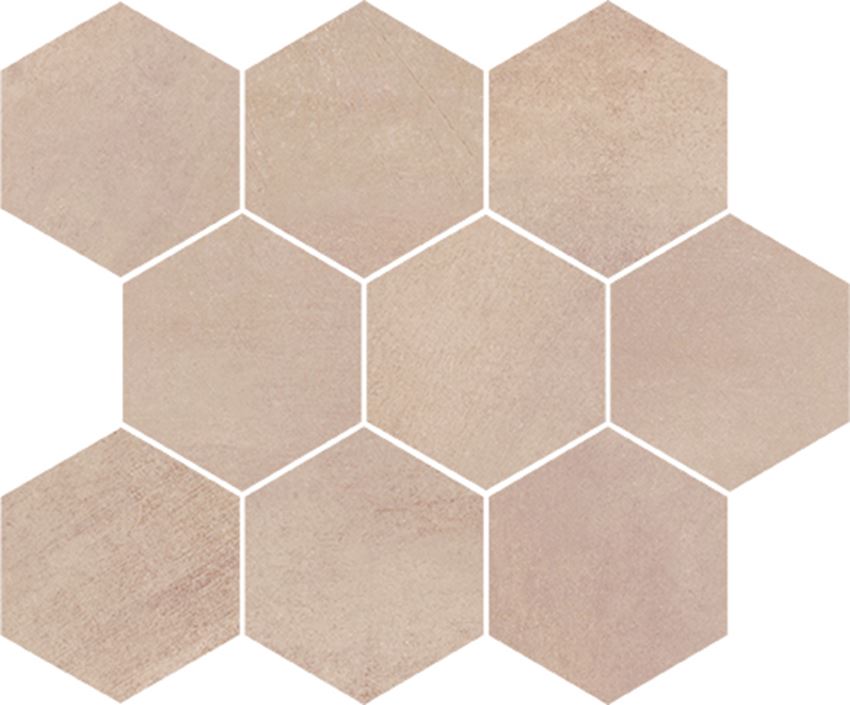 Mozaika 28x33,7 cm Opoczno Arlequini Mosaic Hexagon