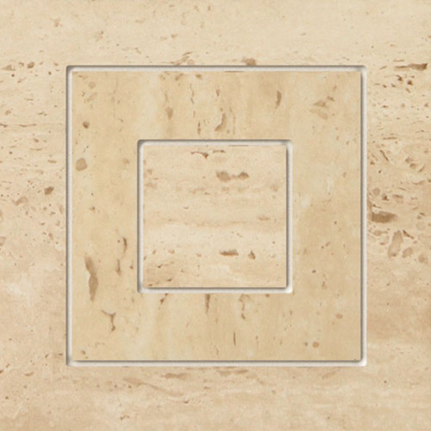 Narożnik gresowy, 14,8x14,8 cm Tubądzin Travertine