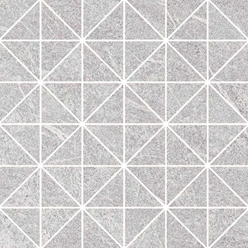 Mozaika 29x29 cm Opoczno Grey Blanket Triangle Mosaic Micro