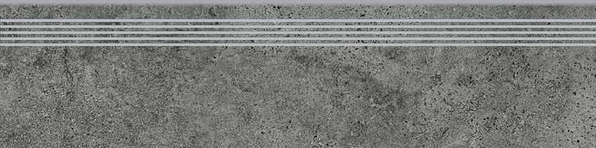 Płytka stopnicowa 29,8x119,8 cm Opoczno Newstone Graphite Steptread