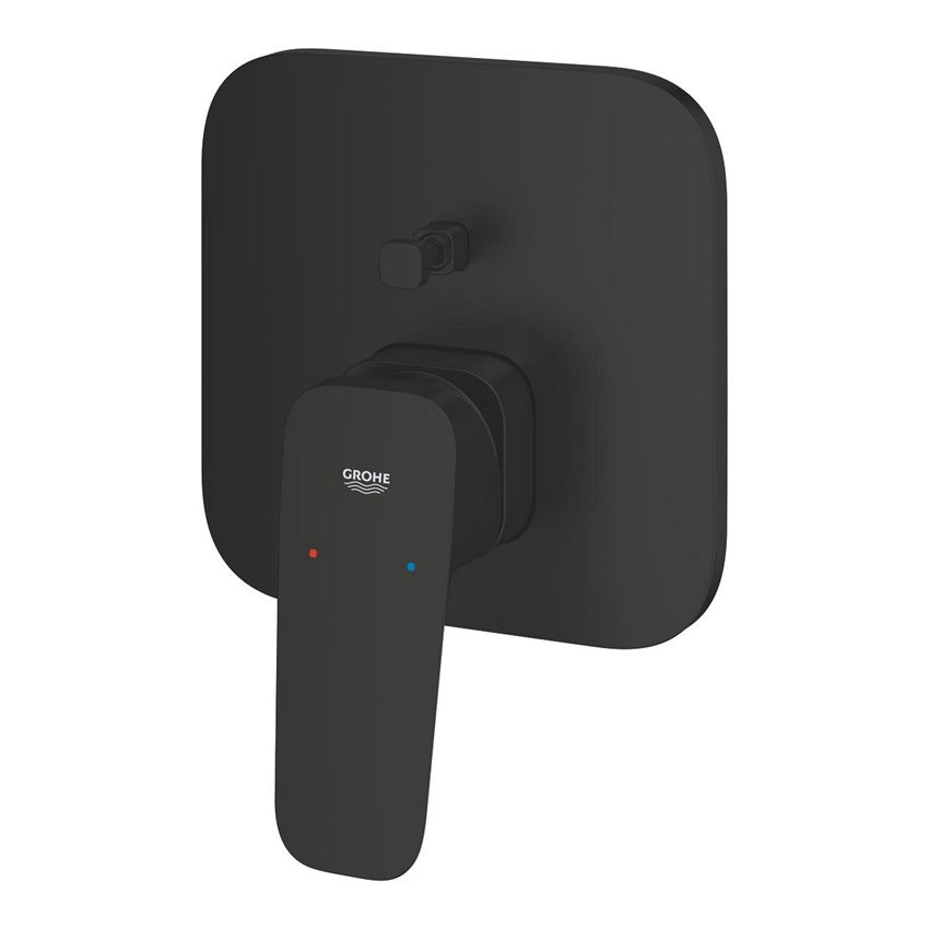 Jednouchwytowa bateria do obsługi dwóch wyjść wody matte black Grohe Cubeo