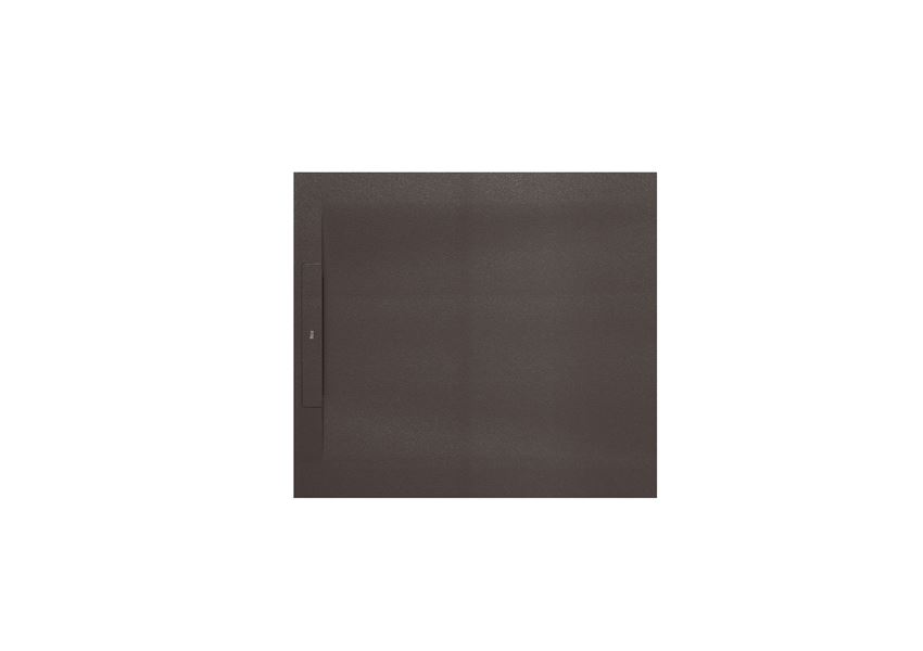Brodzik kwadratowy STONEX® z ukrytym odpływem 90x90x2,8 cm Roca Pyros cafe