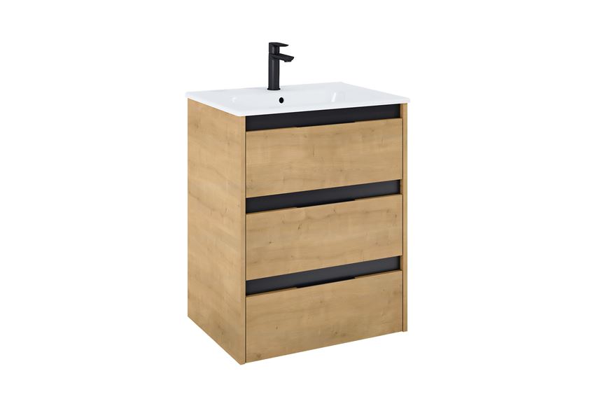 Szafka podumywalkowa 60 cm z 3 szufladami Roca Alpine