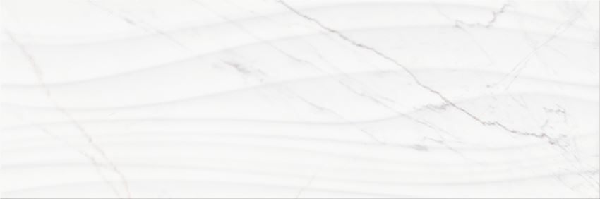 Płytka ścienna 20x60 cm Cersanit Marinel white structure glossy