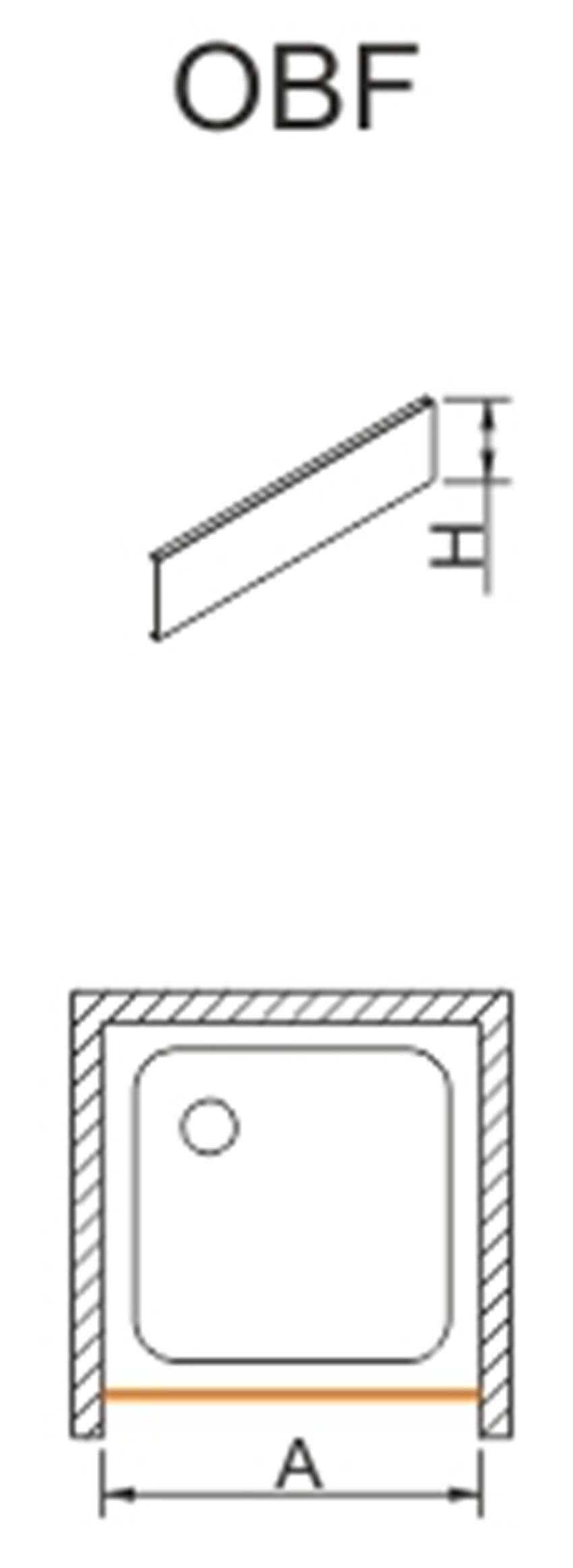 Obudowa brodzika Sanplast OBF 625-400-0340-01-000 rys techniczny