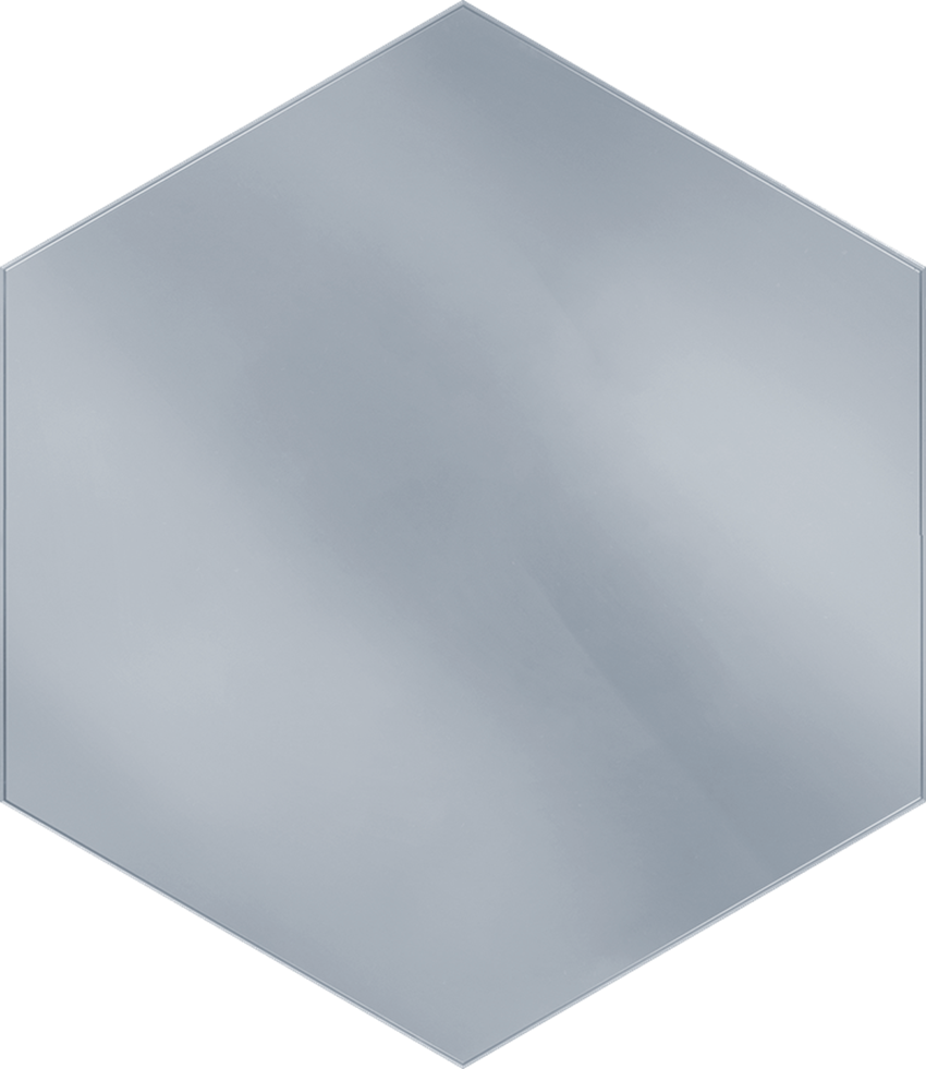 Dekoracja, 19,8x17,1 cm Paradyż Uniwersalny Hexagon Lustro