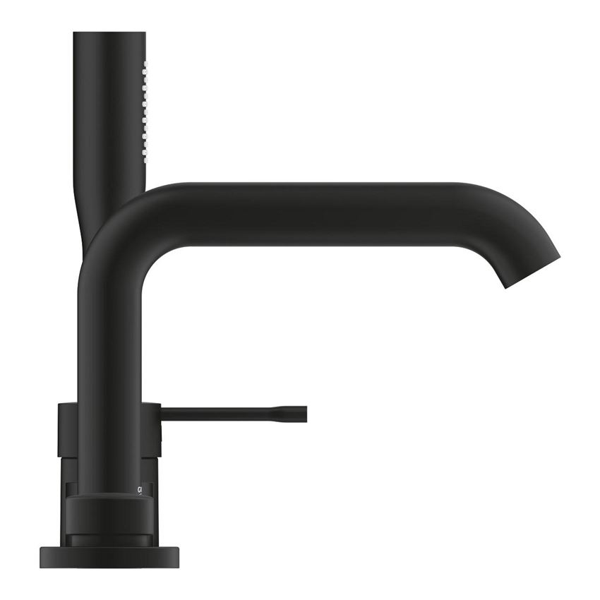 4-otworowa bateria wannowa phantom black Grohe Essence