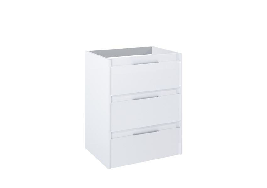 Szafka podumywalkowa 60 cm z 3 szufladami biały połysk Roca Alpine