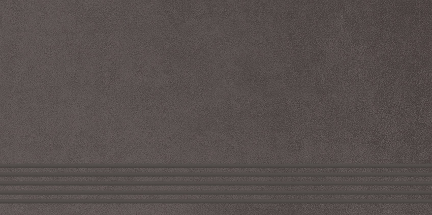 Płytka stopnicowa 29,8x59,8 cm Paradyż Intero Nero Mat