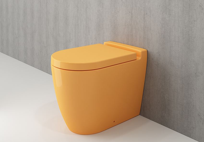 Miska WC stojąca bez deski Glossy Tangerine Bocchi Venezia