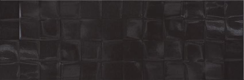 Płytka ścienna 19,8x59,8 cm Cersanit Black Satin Structure Cubes