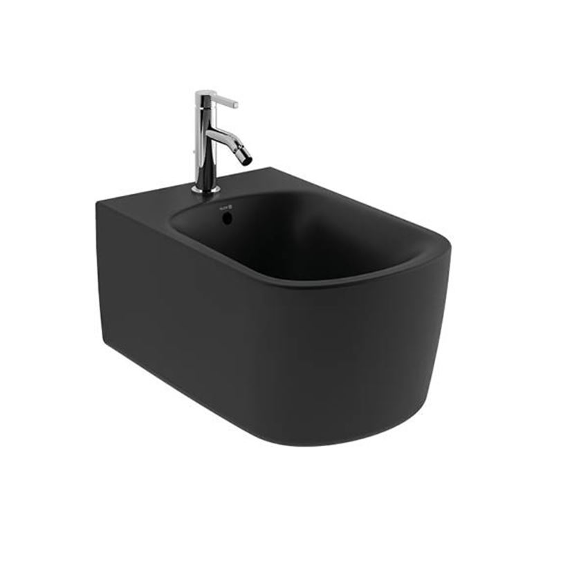 Bidet wiszący 36x55 cm czarny mat KludiResa