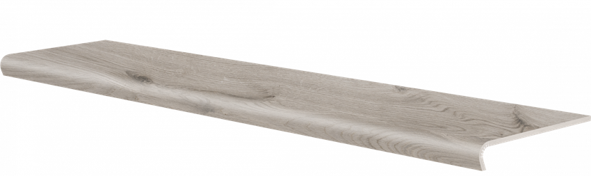 Płytka stopnicowa 30x120,2 cm Cerrad V-shape Acero bianco