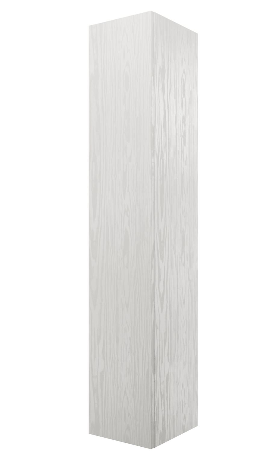 Słupek łazienkowy wiszący 30x160 cm white IÖ Wood Milenium