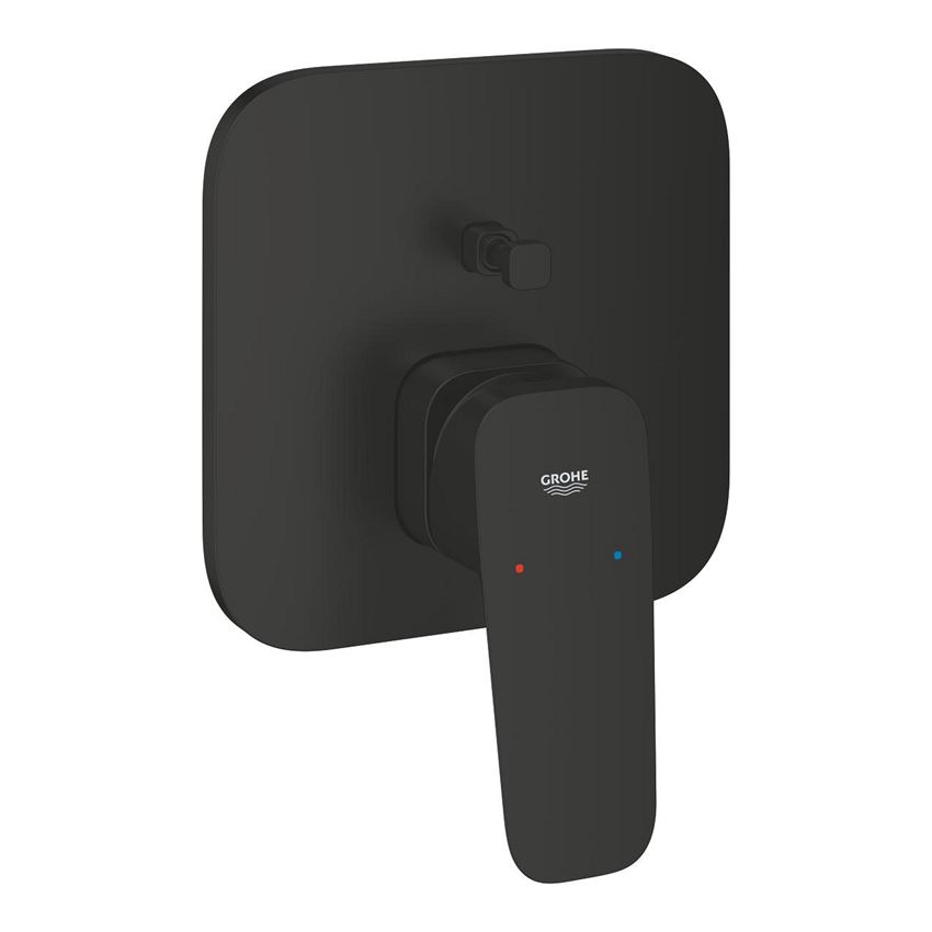 Jednouchwytowa bateria do obsługi dwóch wyjść wody matte black Grohe Cubeo