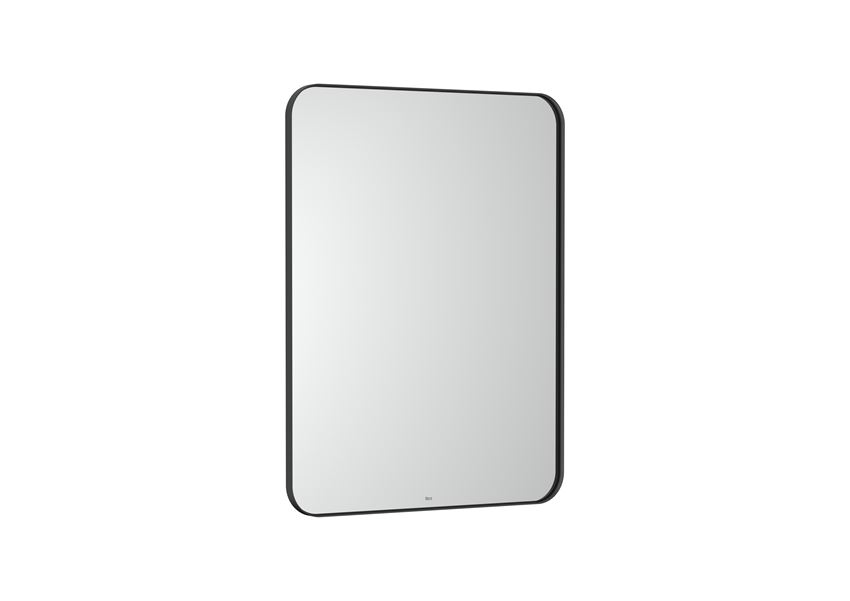 Lustro w ramie 60x70 cm czarne Roca Luna