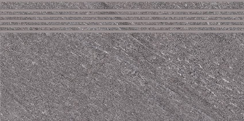 Płytka stopnicowa 29,8x59,8 cm Cersanit Bolt grey