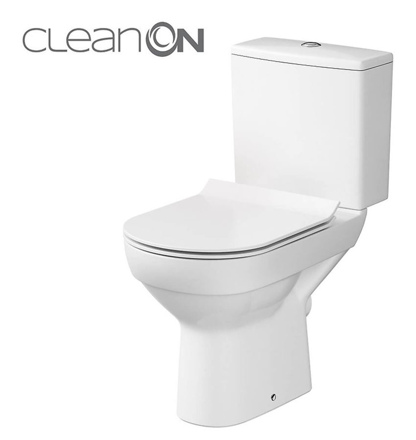 Kompakt WC CleanOn z deską duroplastową Cersanit City