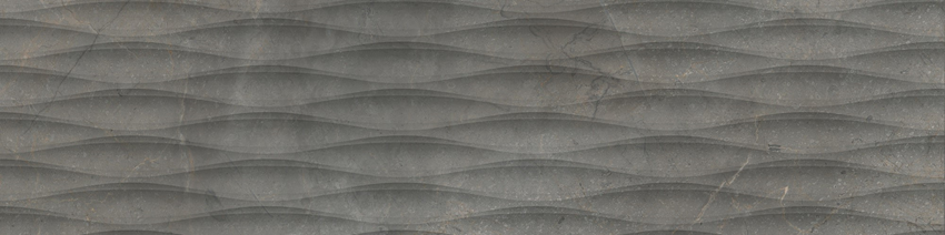 Płytka dekoracyjna 29,7x119,7 cm Cerrad Masterstone Graphite Decor waves MAT