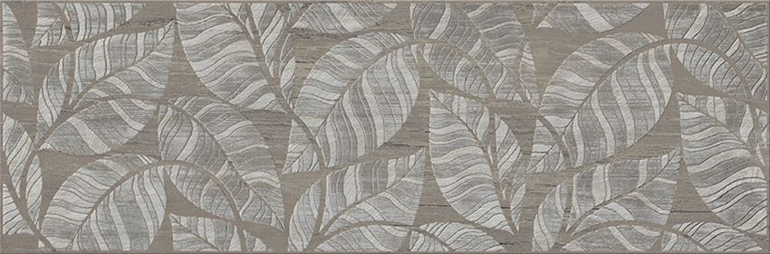 Płytka dekoracyjna 19,8x59,8 cm Cersanit Livi nut inserto leaves