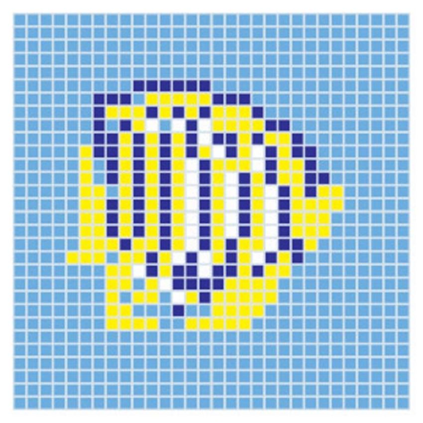 Mozaika 65,6x65,6 cm Dunin Q Design/Lines Q Fish 1