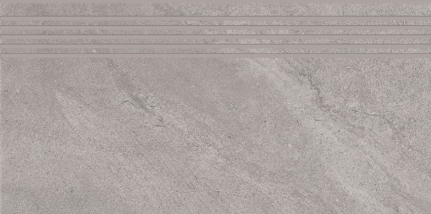 Płytka stopnicowa 29,8x59,8 cm Cersanit Spectral light grey