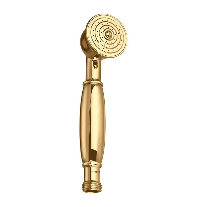 Rączka prysznicowa 1-funkcyjna złota Omnires Art Deco