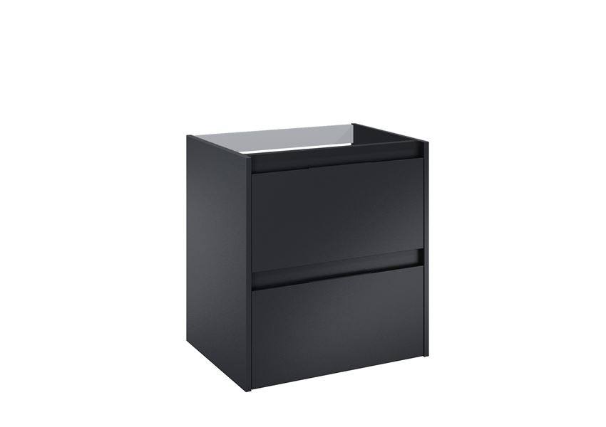 Szafka podumywalkowa 60 cm z 2 szufladami czarny mat Roca Alpine