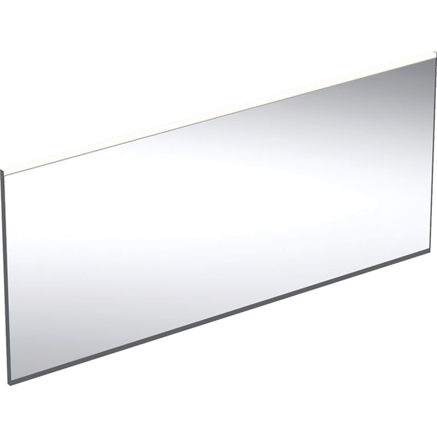 Lustro LED 160x70 cm czarny mat/aluminium anodyzowane Geberit Option Plus Square