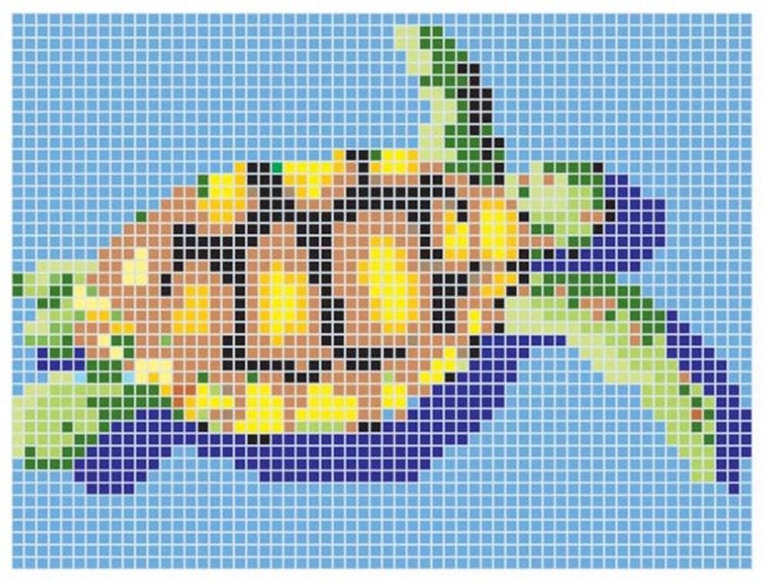 Mozaika z żółwiem Dunin Q Design/Lines Q Turtle