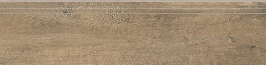 Płytka stopnicowa 29,7x119,7 cm Cerrad Sentimental Wood Brown