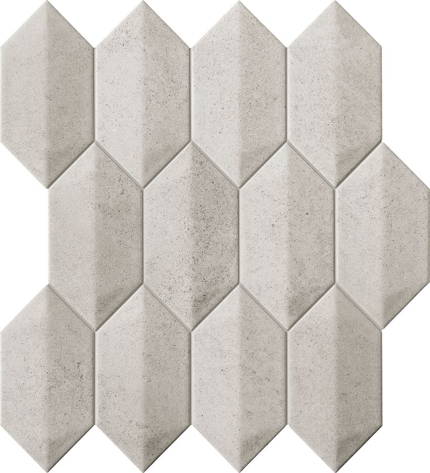 Mozaika ścienna 29,1x26,5 cm Domino Dover graphite