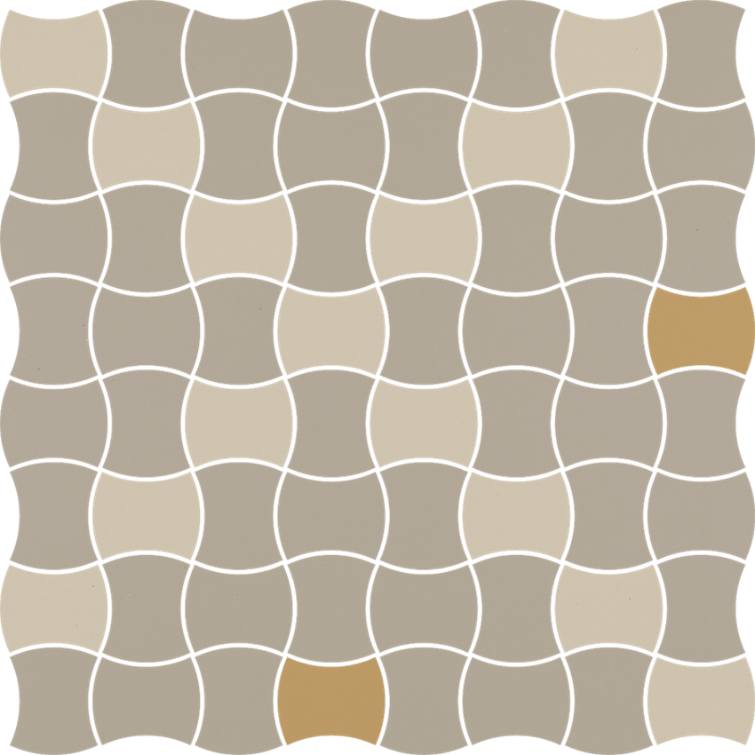 Mozaika 30,9x30,9 cm Paradyż Modernizm Bianco Mozaika Prasowana