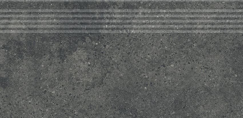 Płytka stopnicowa 29x59,3 cm Opoczno Gigant Dark Grey Steptread