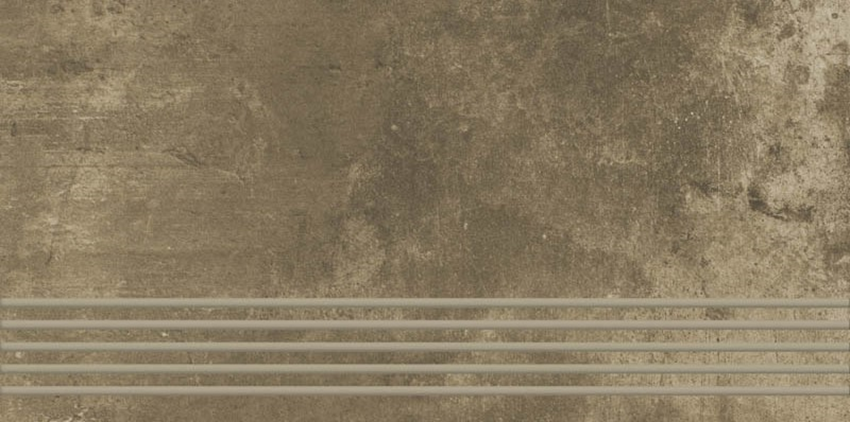 Płytka stopnicowa 29,8x59,8 cm Paradyż Scratch Brown Mat