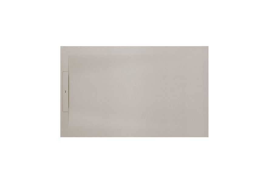 Brodzik prostokątny STONEX® z ukrytym odpływem 140x90x3,2 cm beżowy Roca Pyros
