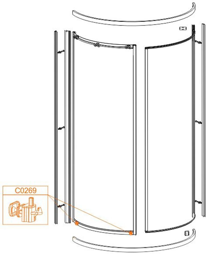 Suwak dolny Sanplast 660-C0269-10-000-00 rys techniczny