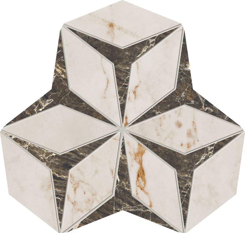 Mozaika podłogowa 24,6x28,5 cm Domino Senja POL