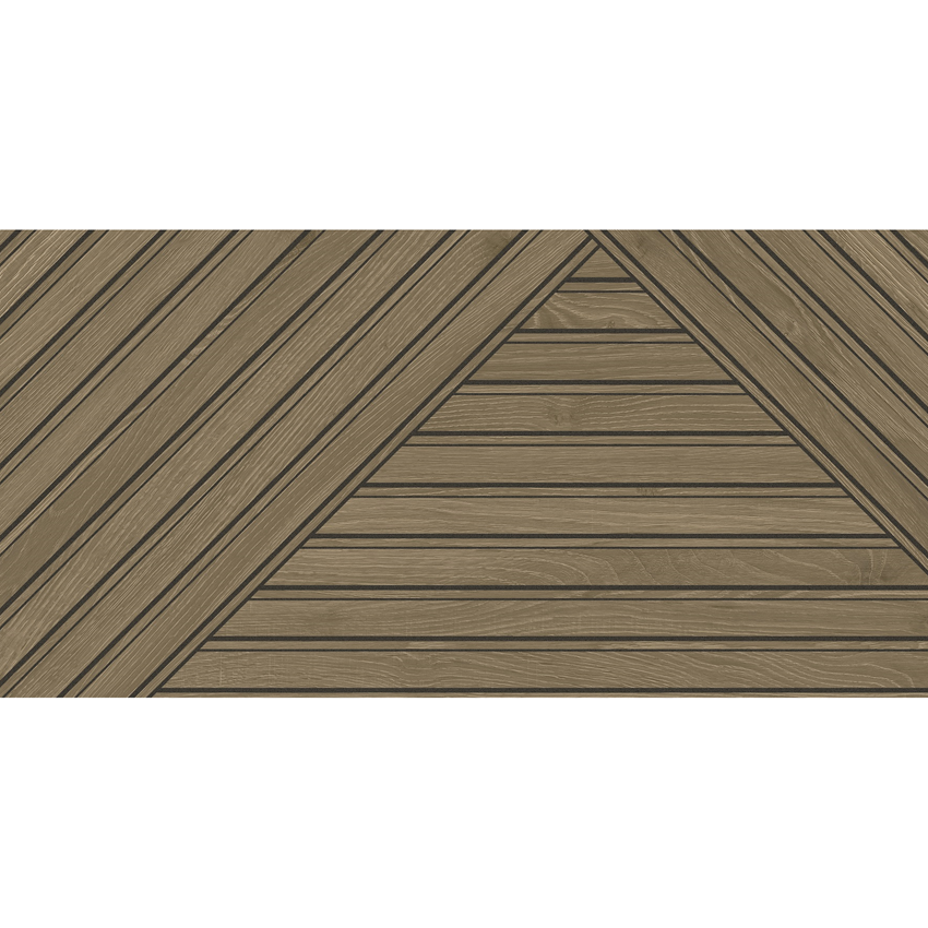 Płytka ścienna 60x120 cm Azario Studio Laths Walnut Mat Rekt