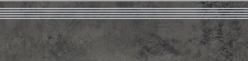 Płytka stopnicowa 29,8x119,8 cm Opoczno Quenos Graphite Steptread