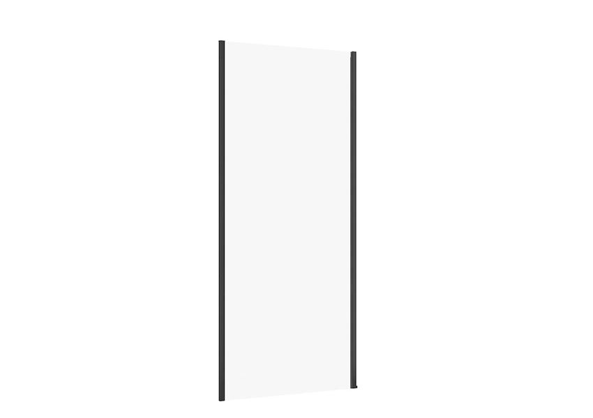 Ścianka kabiny prysznicowej profile czarne 90x195 cm Cersanit Larga