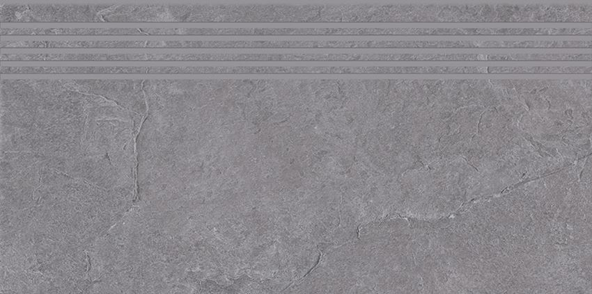 Płytka stopnicowa 29,8x59,8 cm Cersanit Colosal grey