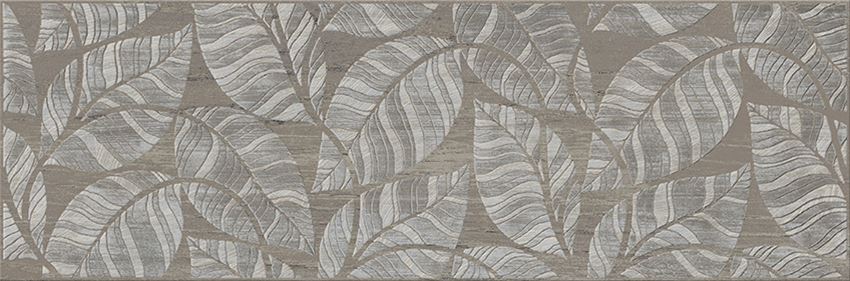 Płytka dekoracyjna 19,8x59,8 cm Cersanit Livi nut inserto leaves