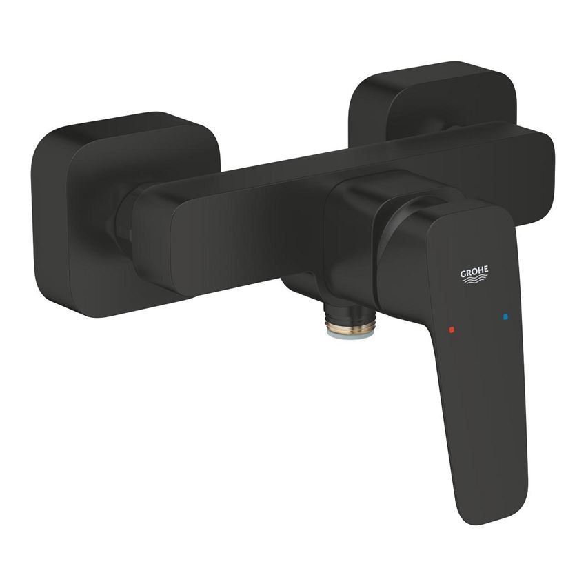 Jednouchwytowa bateria prysznicowa matte black Grohe Cubeo