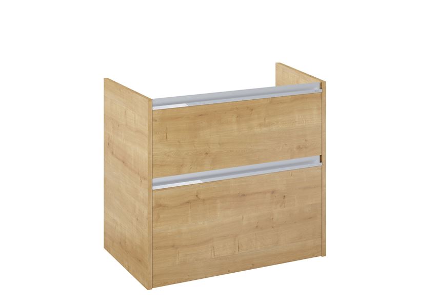Szafka łazienkowa 80 cm z 2 szufladami jasny dąb Roca Gap Pro