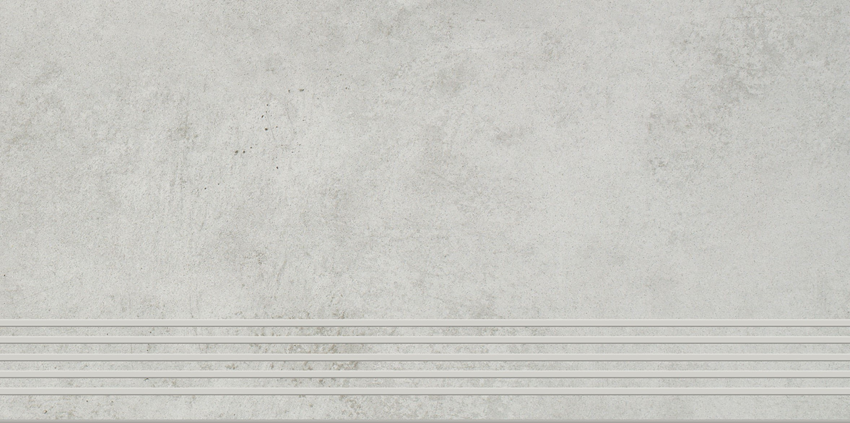 Płytka stopnicowa 29,8x59,8 cm Paradyż Scratch Bianco Półpoler